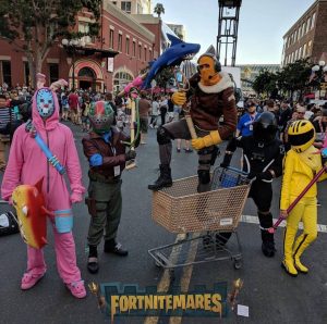 Fortnitemares Crawling Through Downtown Cleveland On Cleveland - join the fortnitemares scavenger hunt bar crawl this saturday oct 13 from 12 9 p m in the warehouse district downtown cleveland